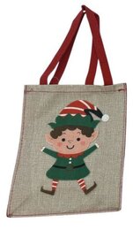 Geschenktas Kerst 20x25cm 3ass