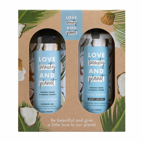Giftset - Bodylotion + douchegel - coconut & mimosa - afbeelding 1