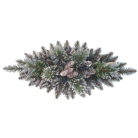 Glittery Bristle Centerpiece w/cones 76cm - afbeelding 1