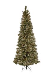 Glittery Bristle Hinged w/ 53 Pine Cones 183cm - afbeelding 1