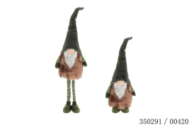 Gnome H71cm lange benen groen