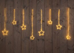 Gordijn ster 364Led 200x80cm classic warm 10sterren