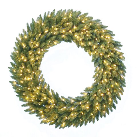 Grande Fir Wreath d91cm 150L transfo - afbeelding 1
