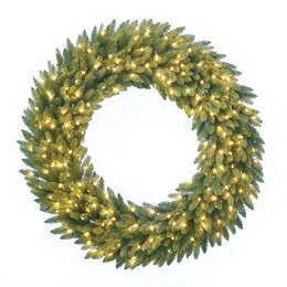 Grande Fir Wreath d91cm 150L transfo - afbeelding 1