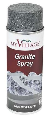 Graniet-look spray antraciet 400ml