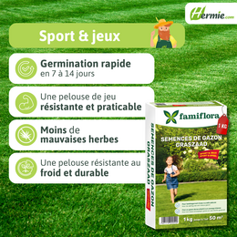 Graszaad speel & sport 1 kg (tot 50 m²) - afbeelding 3