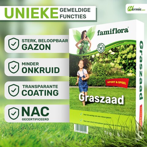 Graszaad speel & sport 1 kg (tot 50 m²) - afbeelding 2