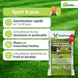 Graszaad Speel & Sport 12kg (tot 600 m²) - afbeelding 3