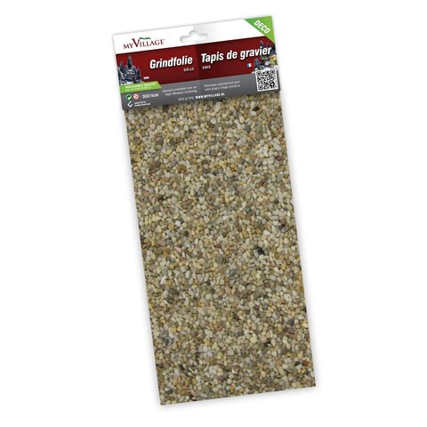 grindfolie grijs 30x14cm