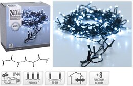 guirlande 240 led blanc froid