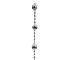 Guirlande 3x172cm styropor argent