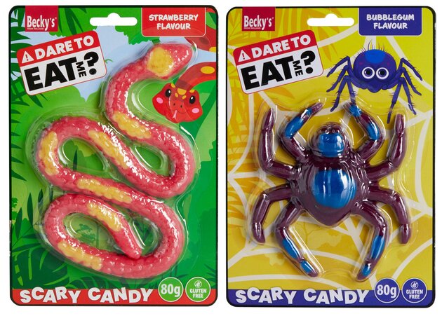 Gummy 80g 2ass snake & spider - afbeelding 1