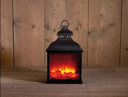 Haard 25x15x42.5cm Led zwart