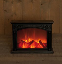 Haard 33x12x24cm zwart Timer