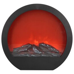 Haard 34x10x33cm Led zwart