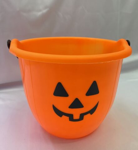 halloween - seau potiron 20x15cm - image 2