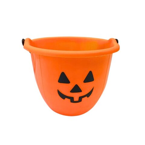 halloween - seau potiron 20x15cm - image 1