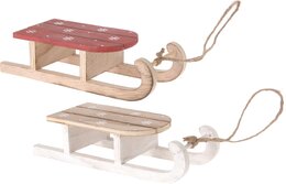 Hangend slee H36cm 2ass kleuren