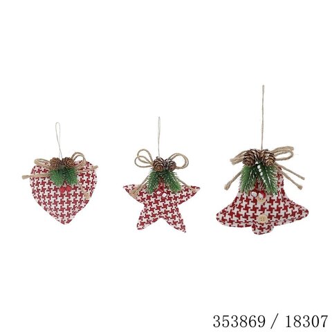 Hanger 10x3cm Scottisch 3ass