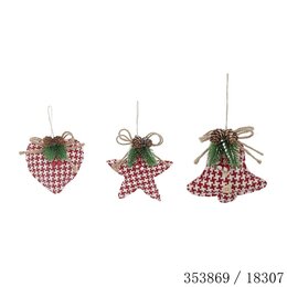 Hanger 10x3cm Scottisch 3ass