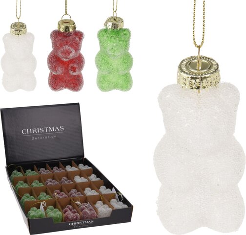 Hanger beertje 7cm 3ass