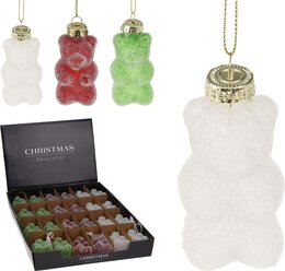 Hanger beertje 7cm 3ass