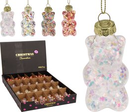 Hanger beertje 7cm 4ass