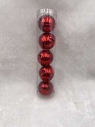 Hanger bel D5cm rood 5stuks