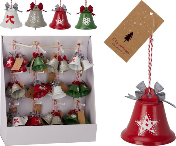 Hanger bel H6cm 4ass