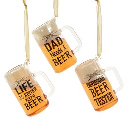 Hanger bier glas 3ass