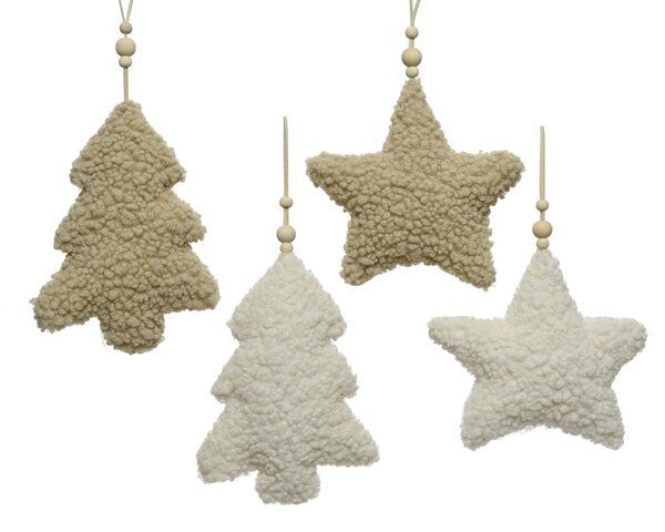 Hanger boom&ster H22cm polyester 4ass