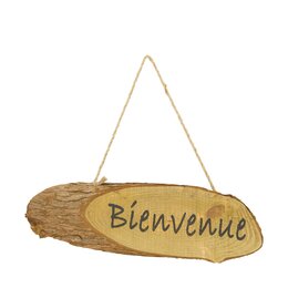 Hanger bord Bienvenue 37x11cm