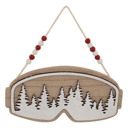 Hanger bord ski L16cm hout