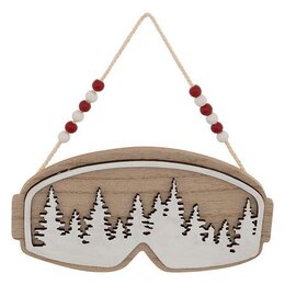 Hanger bord ski L16cm hout