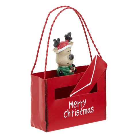 Hanger brievenbus met figuur H14cm 3ass