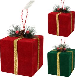 Hanger cadeau 10x10cm 2ass