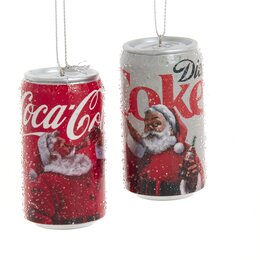 Hanger Cola can met Kerstman 2ass