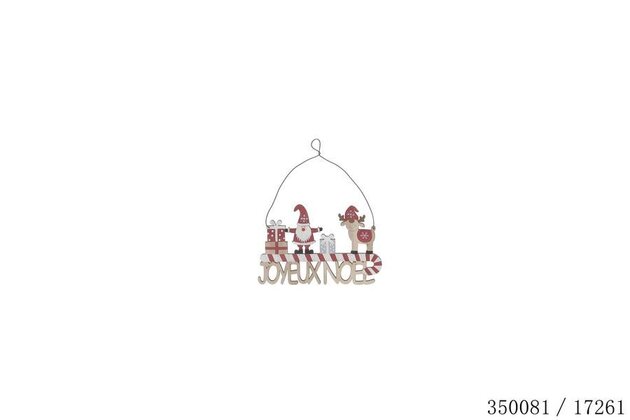 Hanger deco hert hout