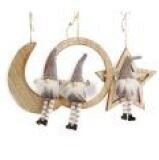 Hanger deco kabouter 30x15cm 3ass