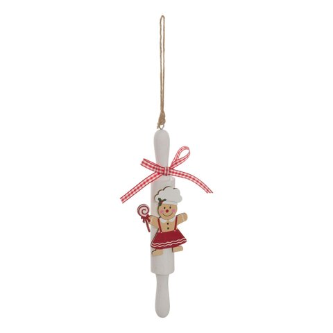 Hanger deegroller H20cm hout ass