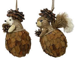 Hanger dieren H21cm gras 2ass