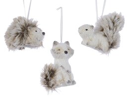 Hanger dieren H5cm 3ass