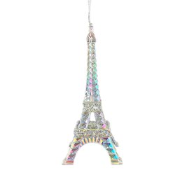 Hanger Eiffel Tower kunststof zilver