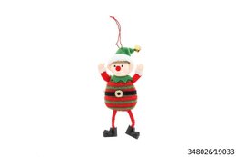 Hanger elfje H17cm - rood+groen