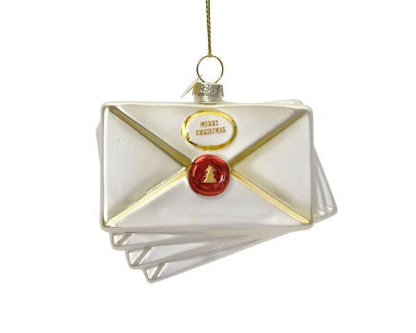 Hanger envelop 9x7cm glas