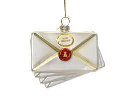 Hanger envelop 9x7cm glas