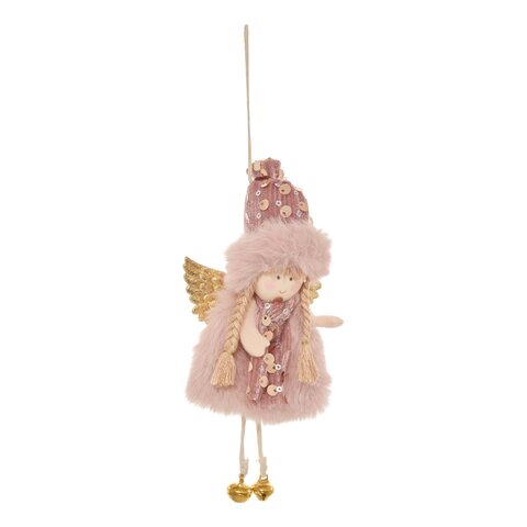 Hanger fee H8cm bont roze