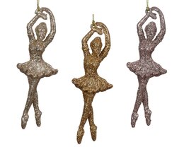 Hanger figuur ballerina 5x15cm 3ass