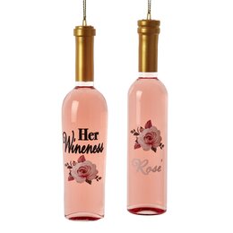 Hanger fles rosé 2ass