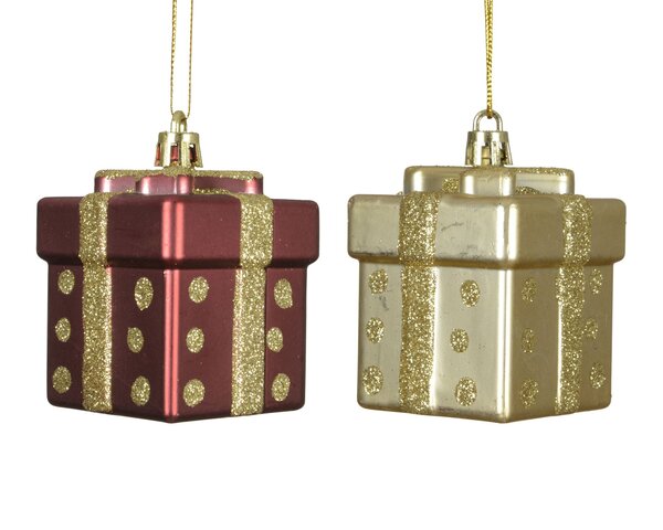 Hanger geschenkdoos 5x6cm 2ass